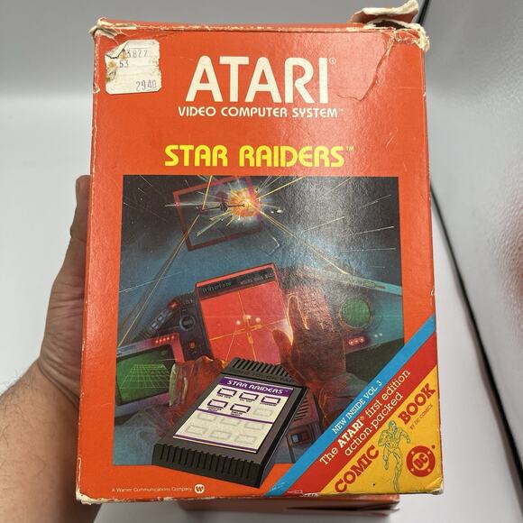 Star Raiders (Atari 2600) w/Video Touchpad, Complete in Box CIB NTSC - Picture 15 of 16